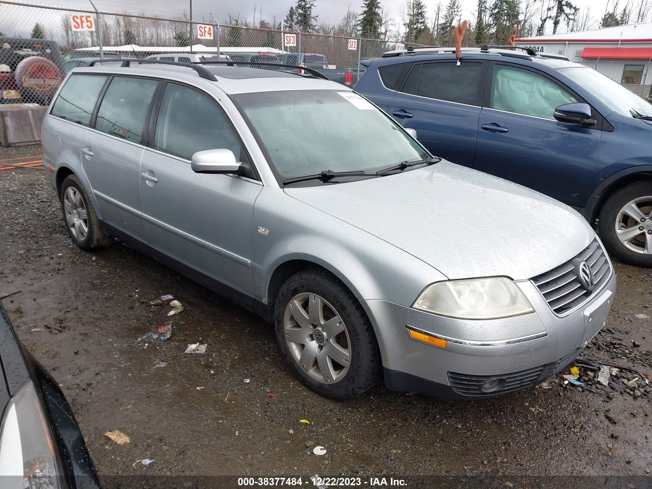 VOLKSWAGEN PASSAT 2003 wvwwh63b23e466197