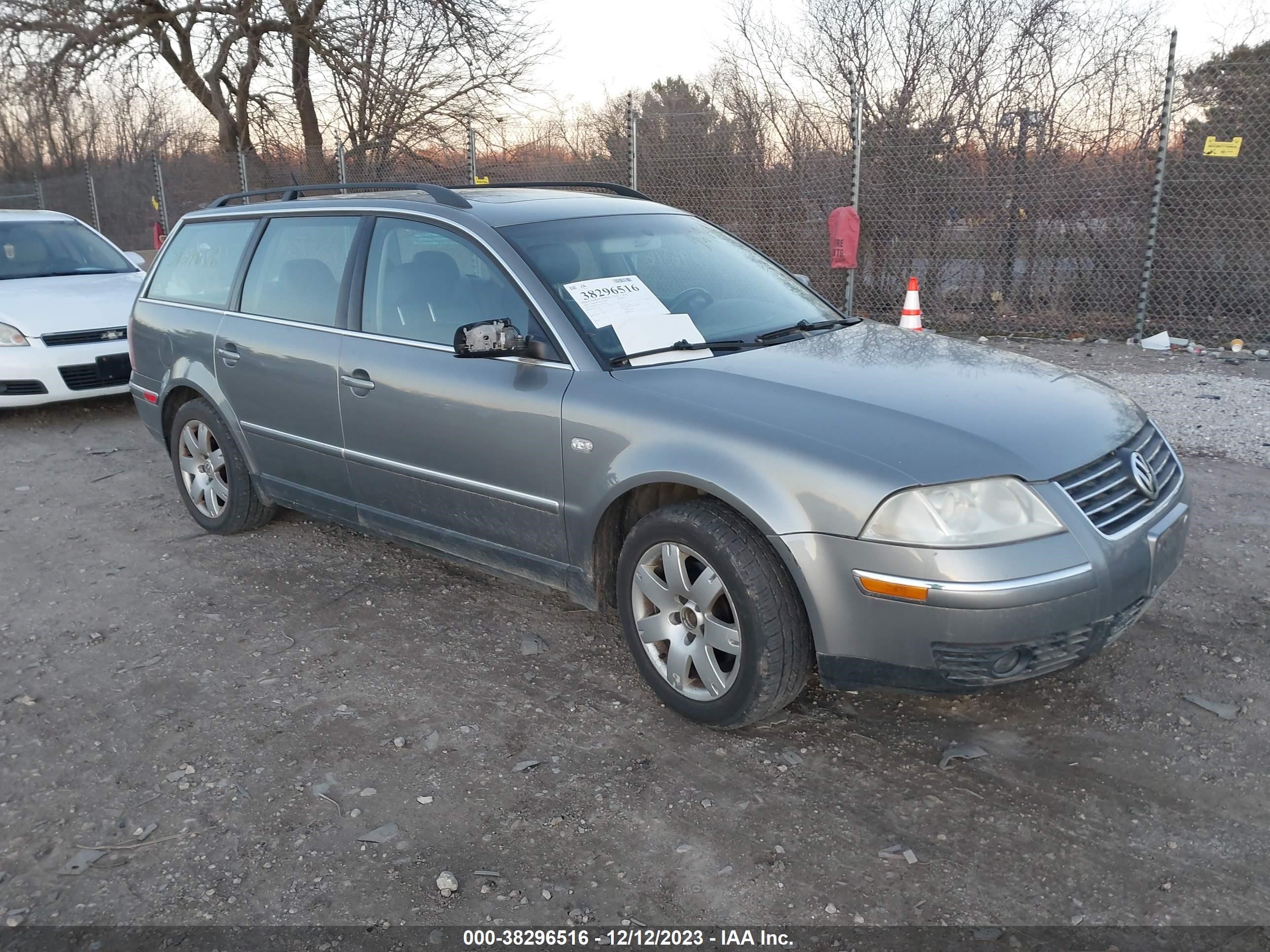 VOLKSWAGEN PASSAT 2002 wvwwh63b52e422791