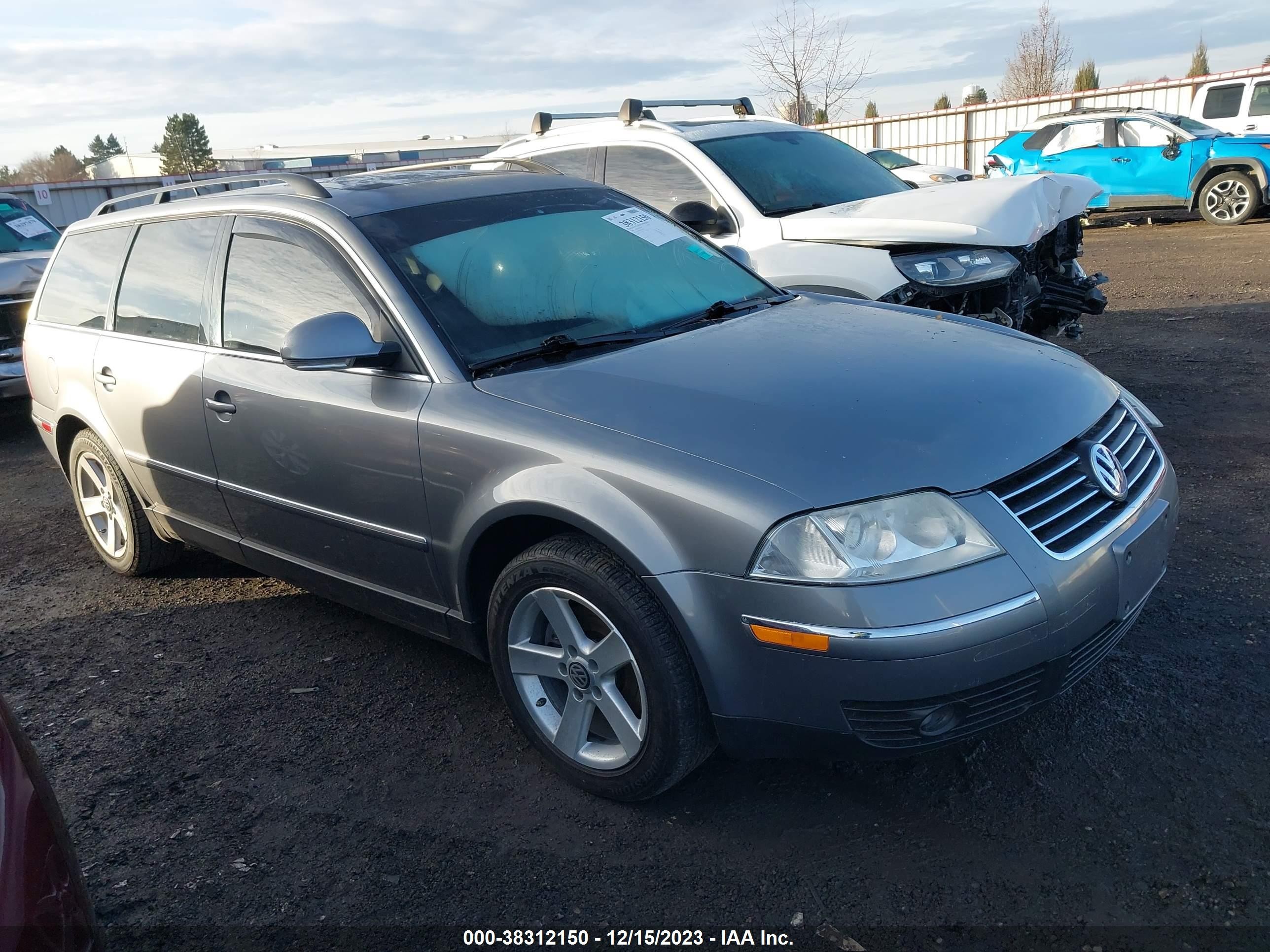 VOLKSWAGEN PASSAT 2004 wvwwh63b74e187006