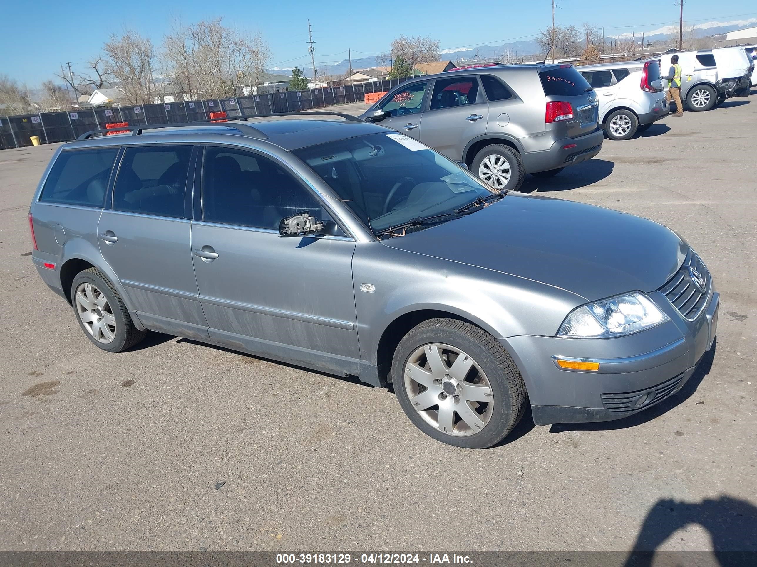 VOLKSWAGEN PASSAT 2003 wvwyh63b13e162206