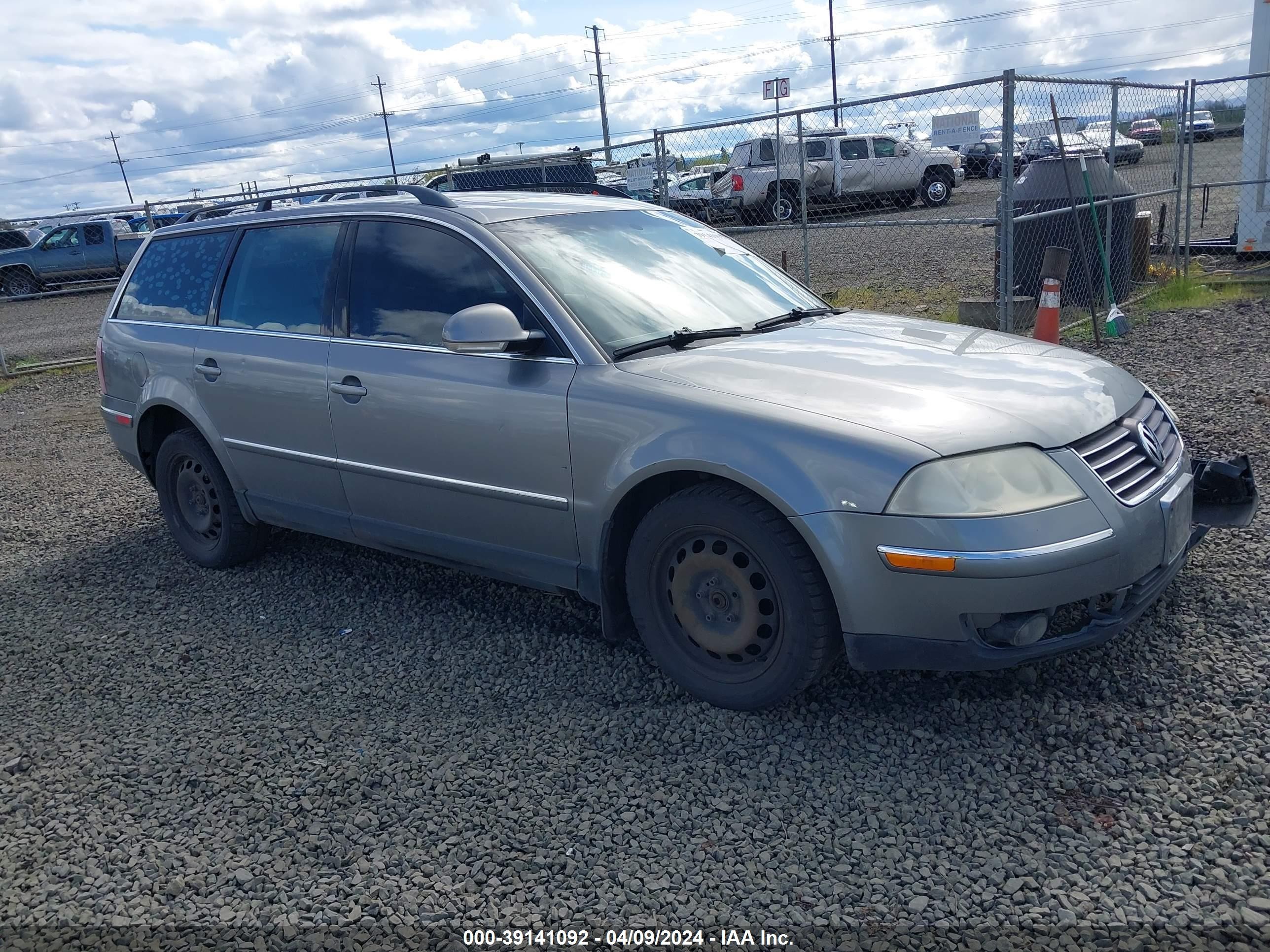 VOLKSWAGEN PASSAT 2004 wvwyh63b14e172140