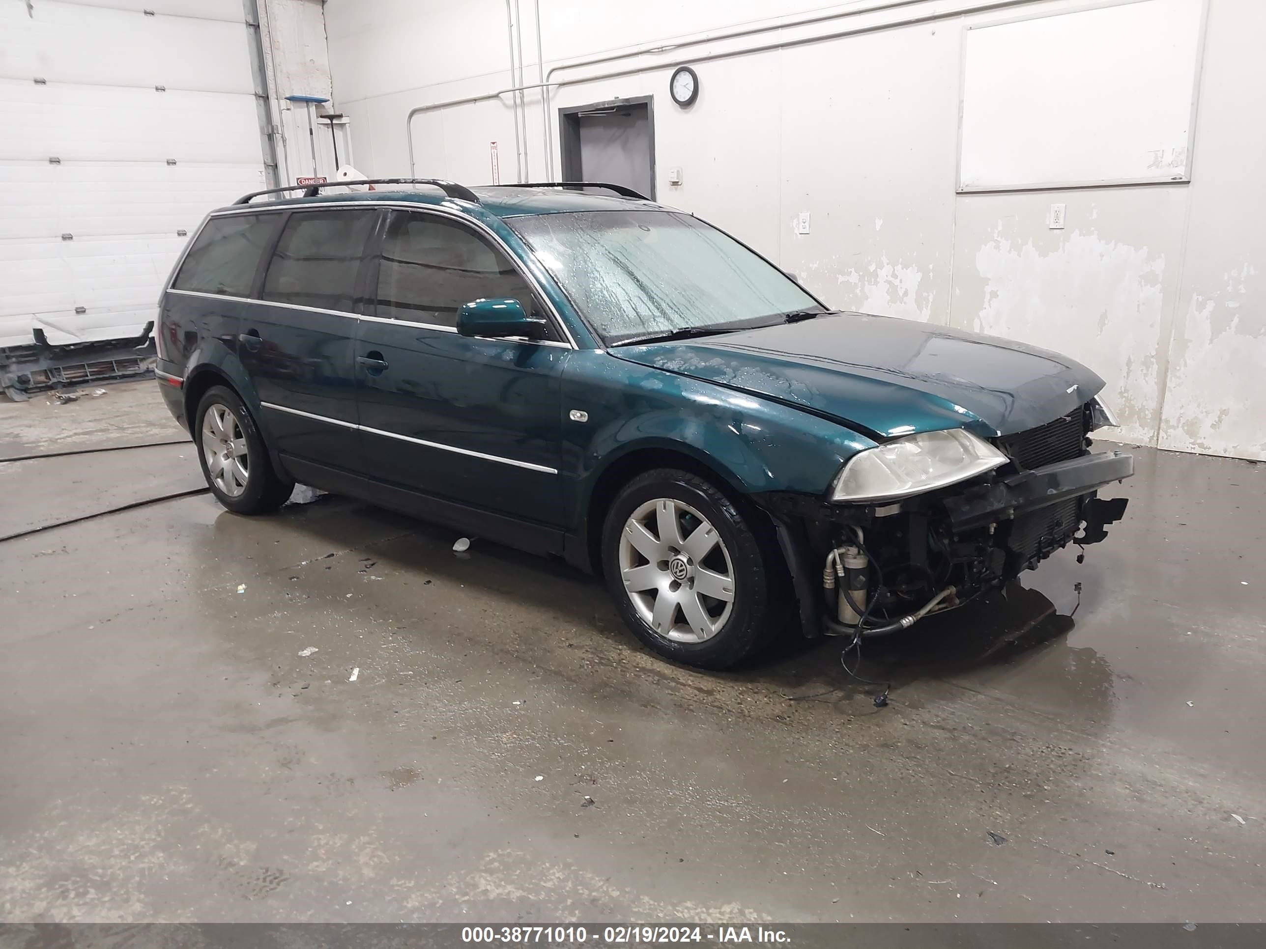 VOLKSWAGEN PASSAT 2001 wvwyh63b21e117952