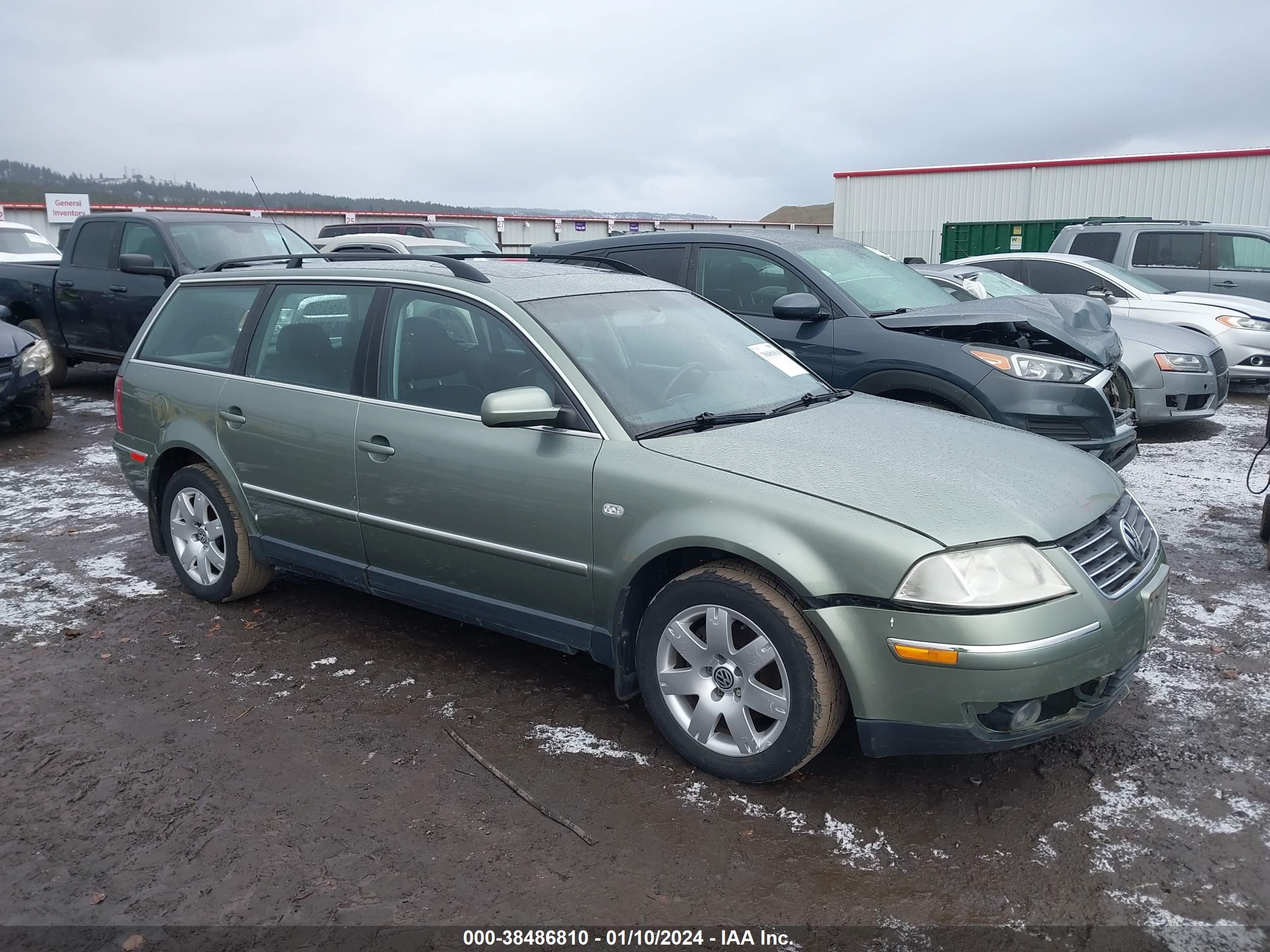 VOLKSWAGEN PASSAT 2003 wvwyh63b23e360342