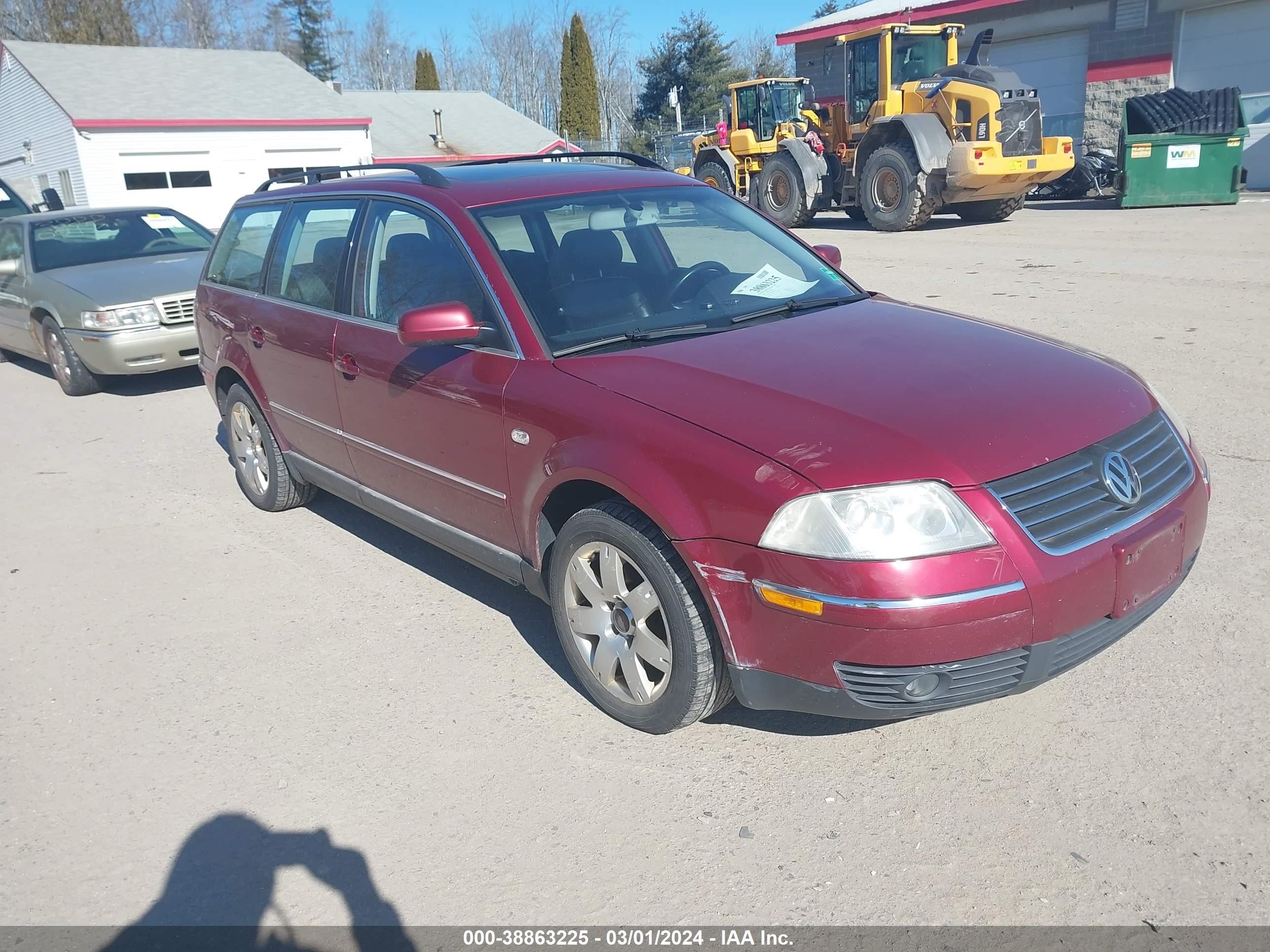 VOLKSWAGEN PASSAT 2003 wvwyh63b93e462351