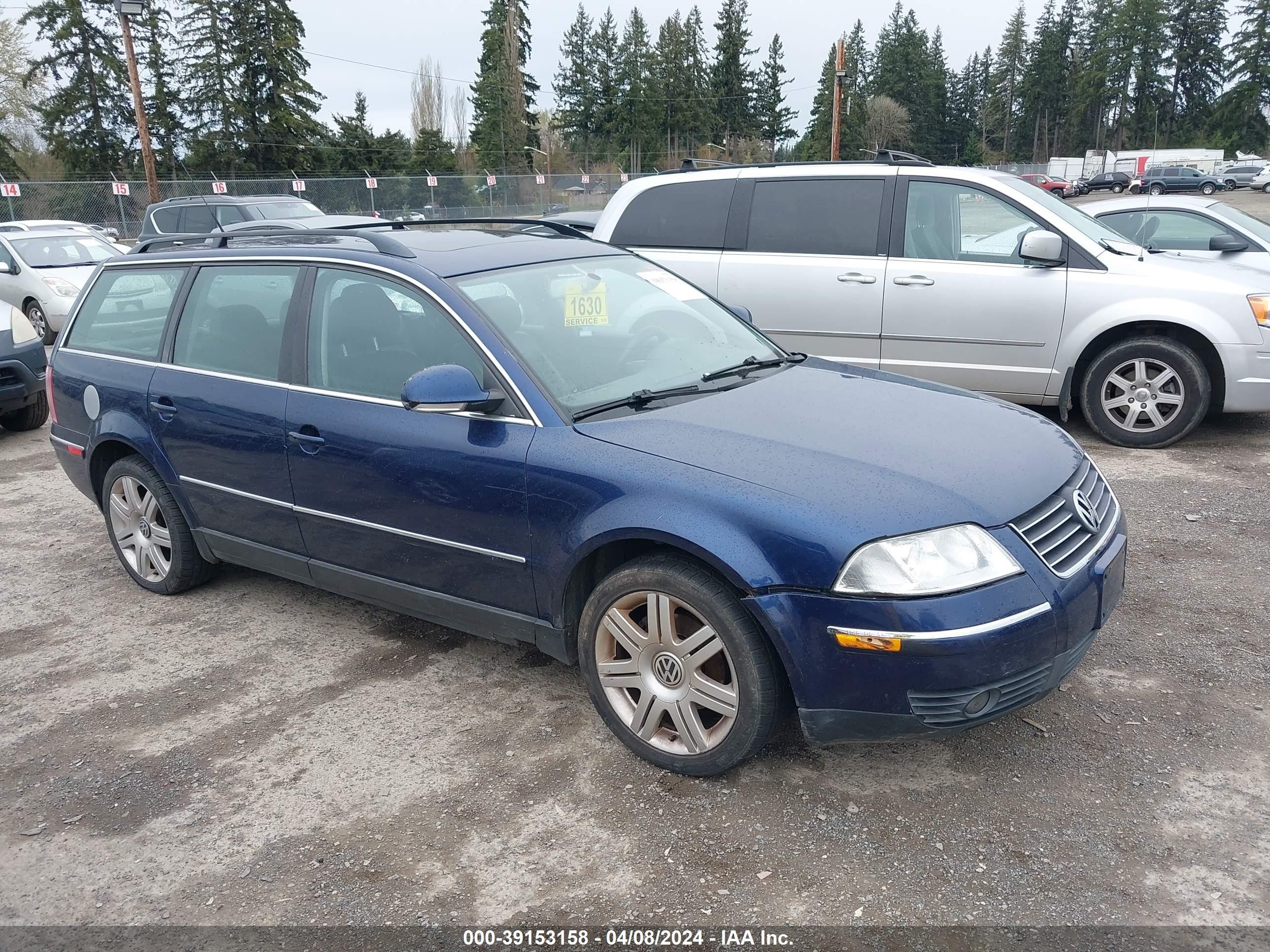 VOLKSWAGEN PASSAT 2005 wvwyu63b65e139874