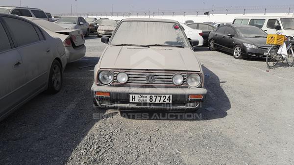 VOLKSWAGEN GOLF 1988 wvwzzz19zjw480744