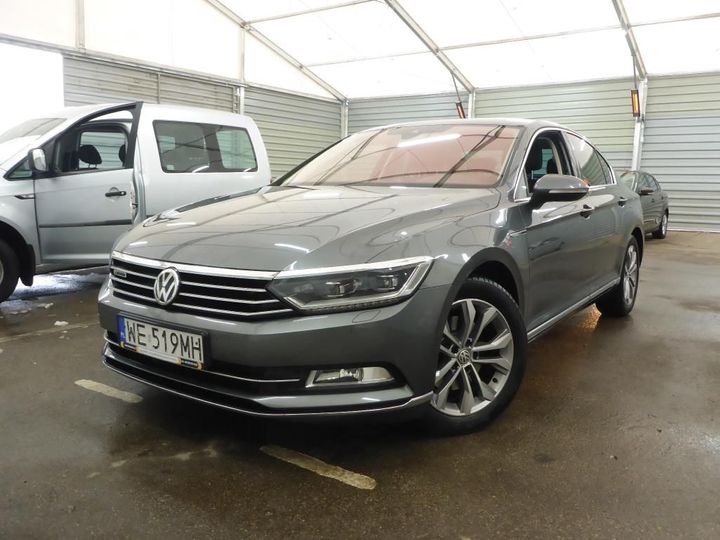 VOLKSWAGEN PASSAT 2016 wvwzzz3czge201930