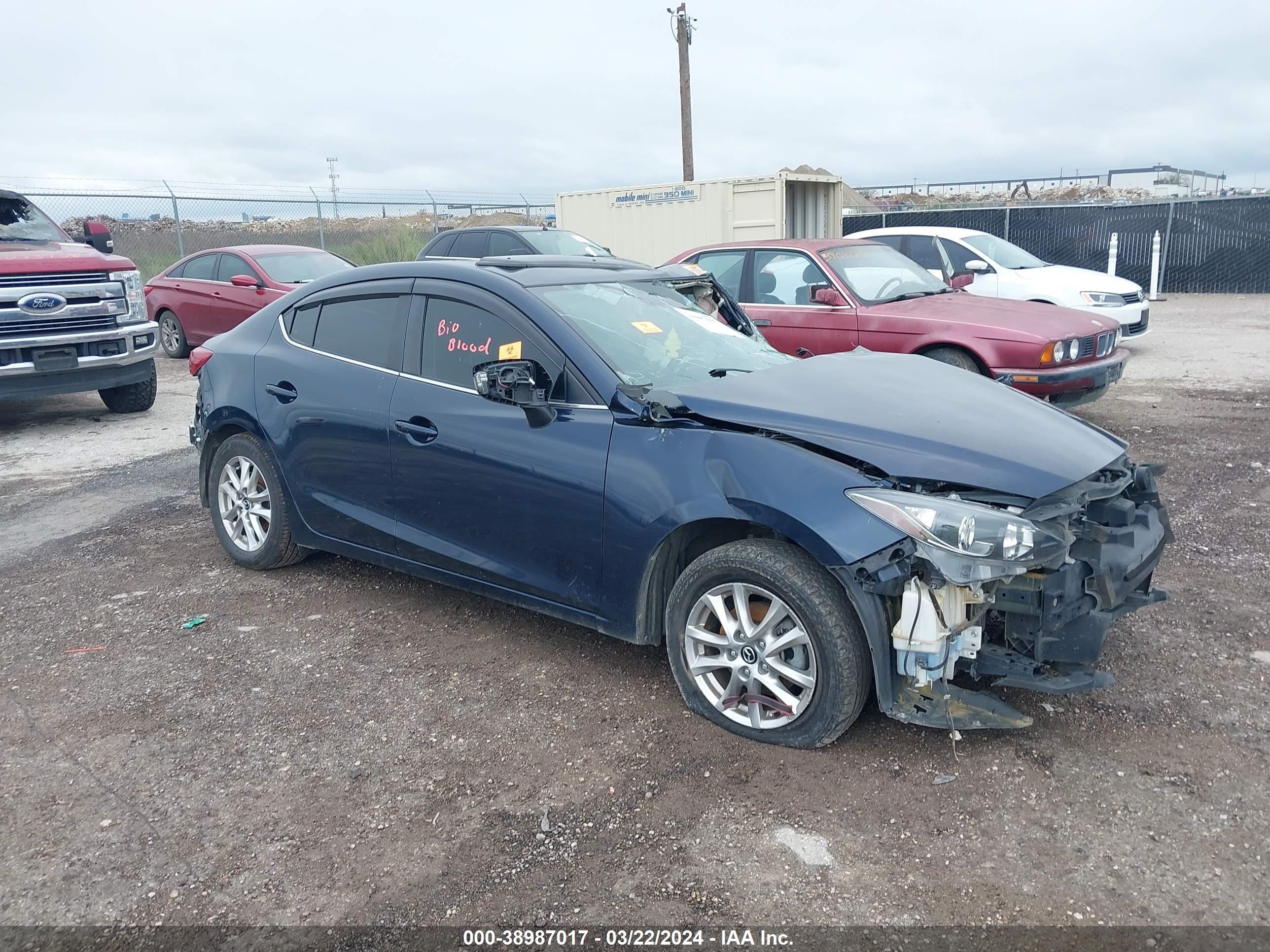 MAZDA 3 2016 x3mzbm1x78gm27213