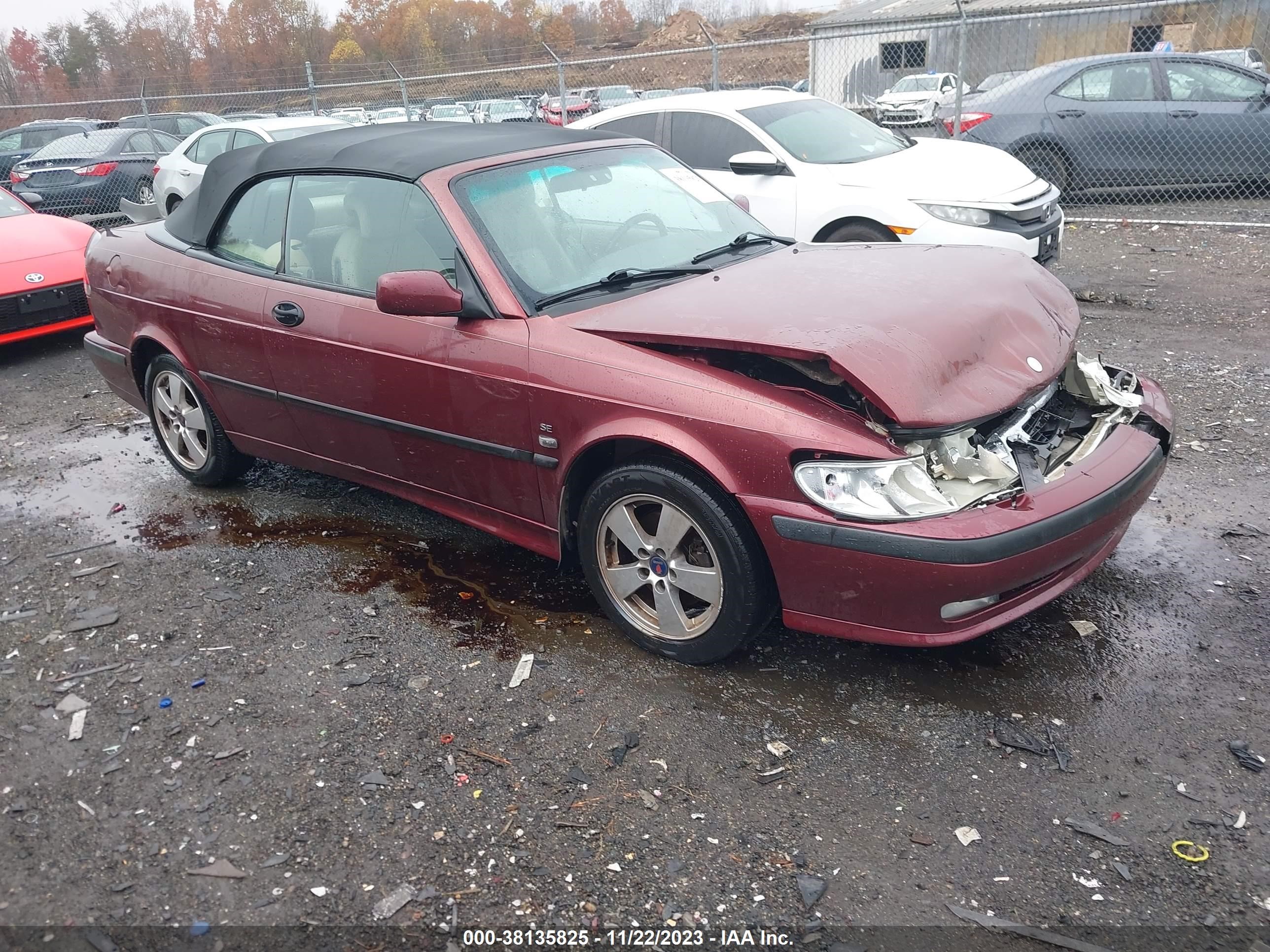 SAAB 9-3 2003 ys3df78k537003639