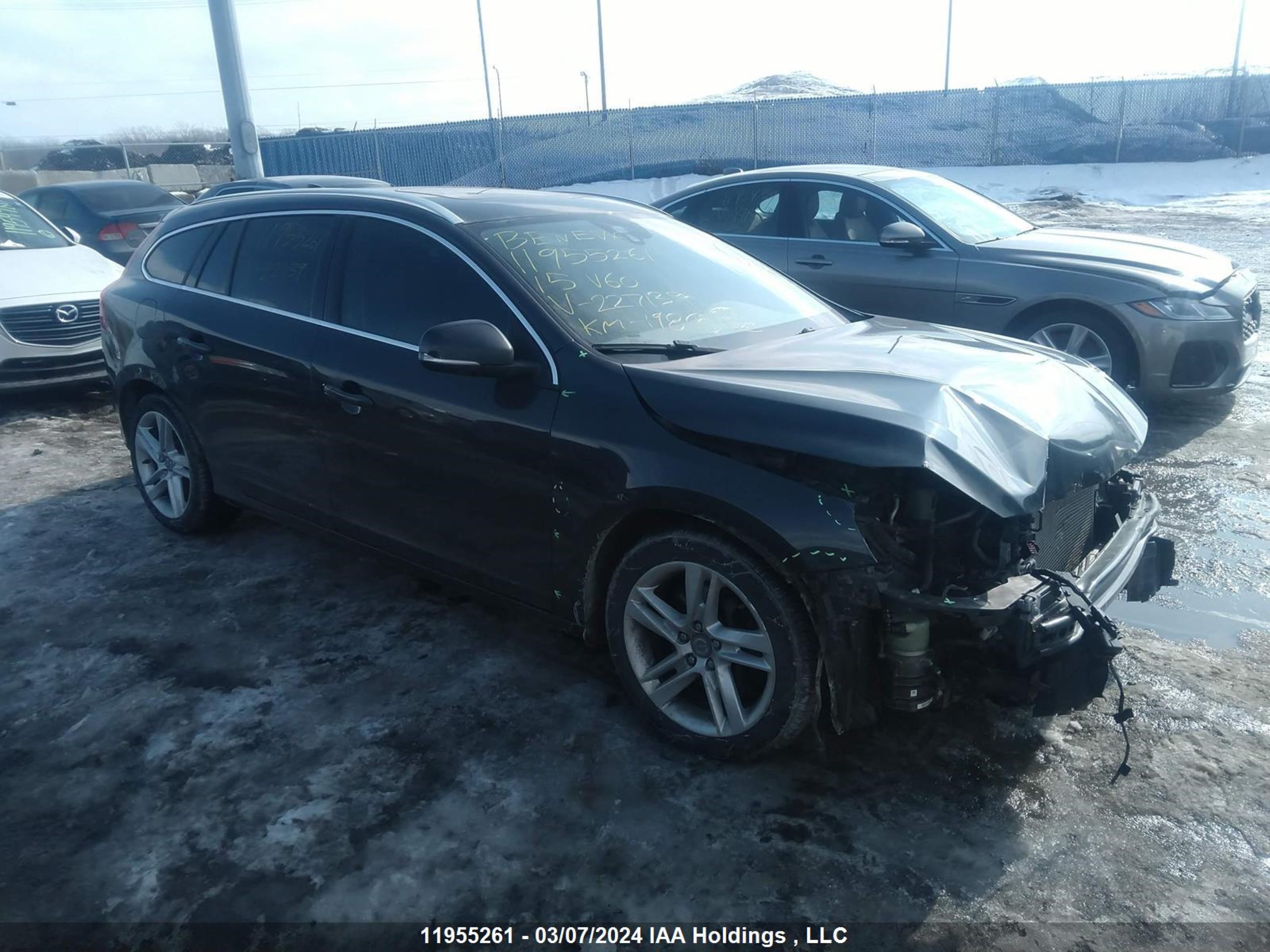 VOLVO V60 2015 yv1612sk4f1227139