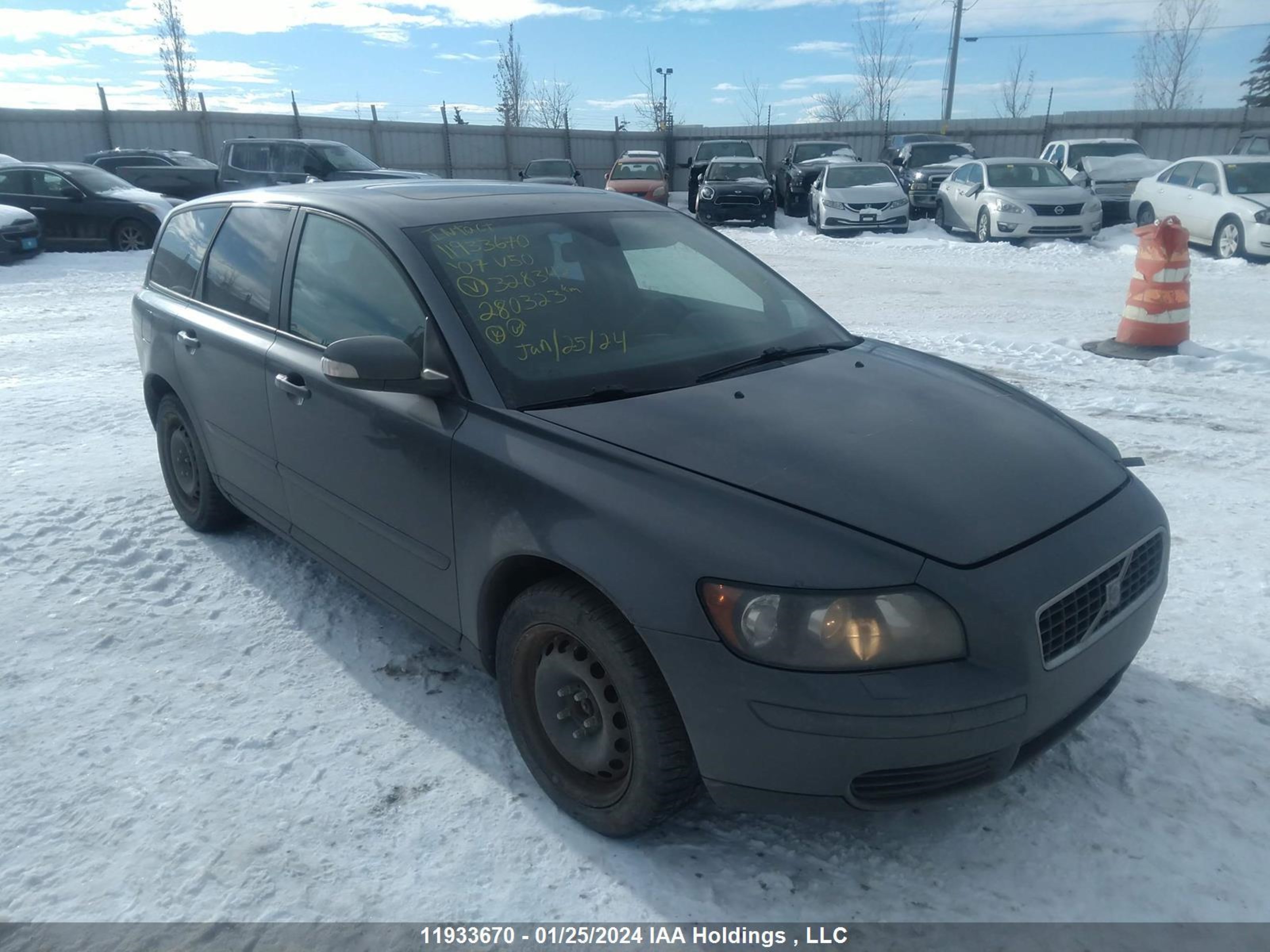 VOLVO V50 2007 yv1mw382072328342