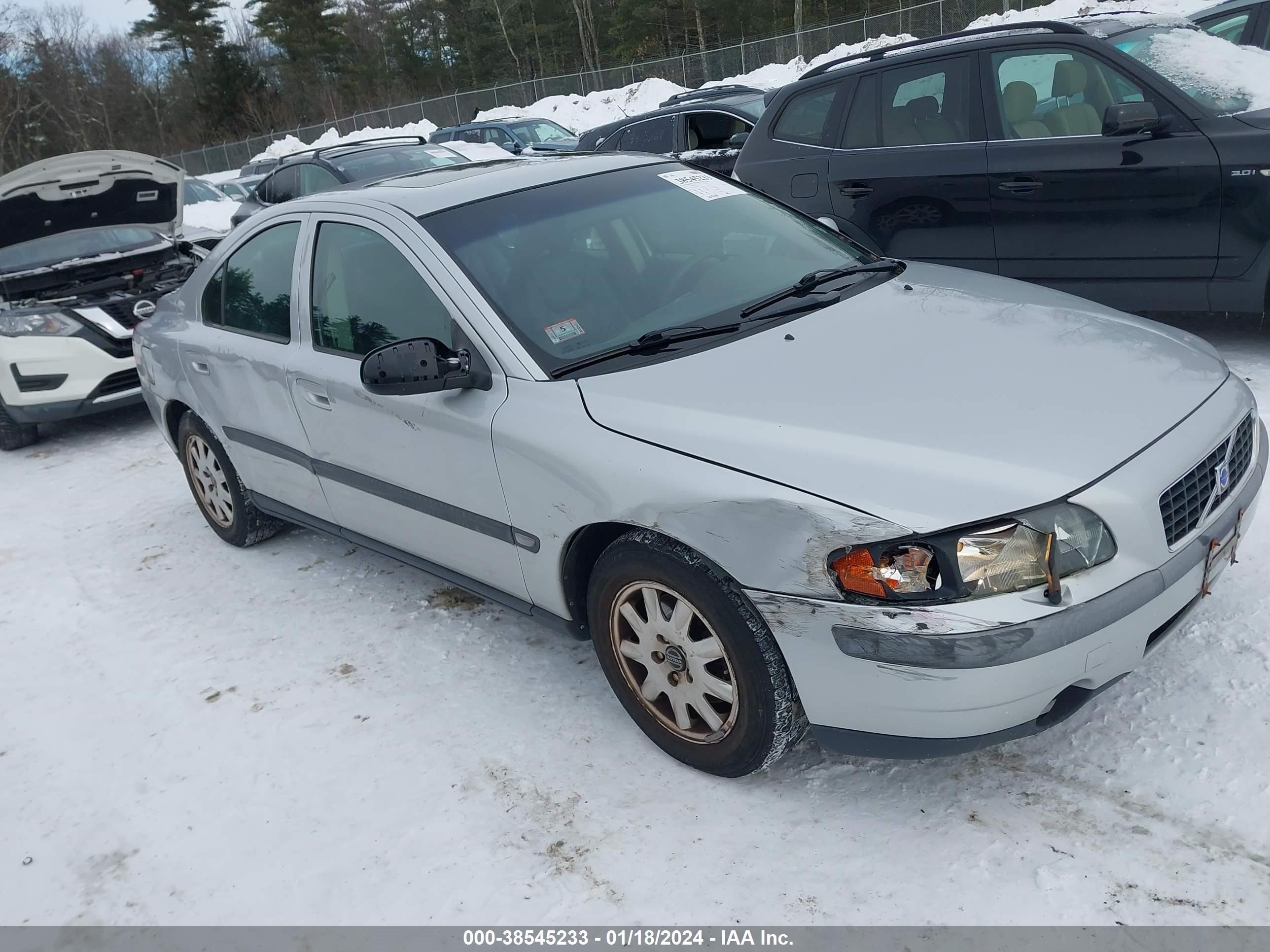 VOLVO S60 2002 yv1rs61r022196234