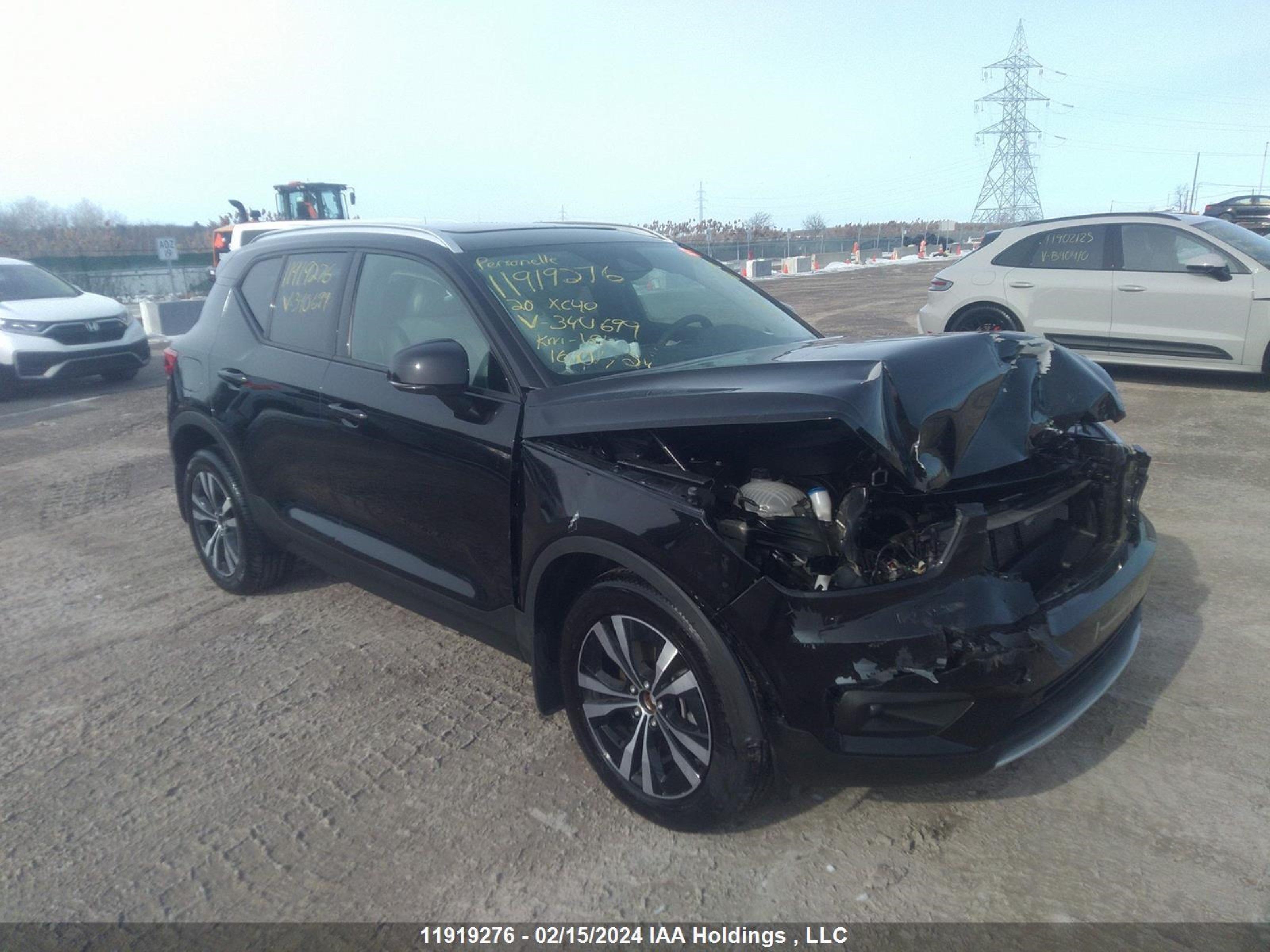 VOLVO XC40 2020 yv4162uk2l2340699