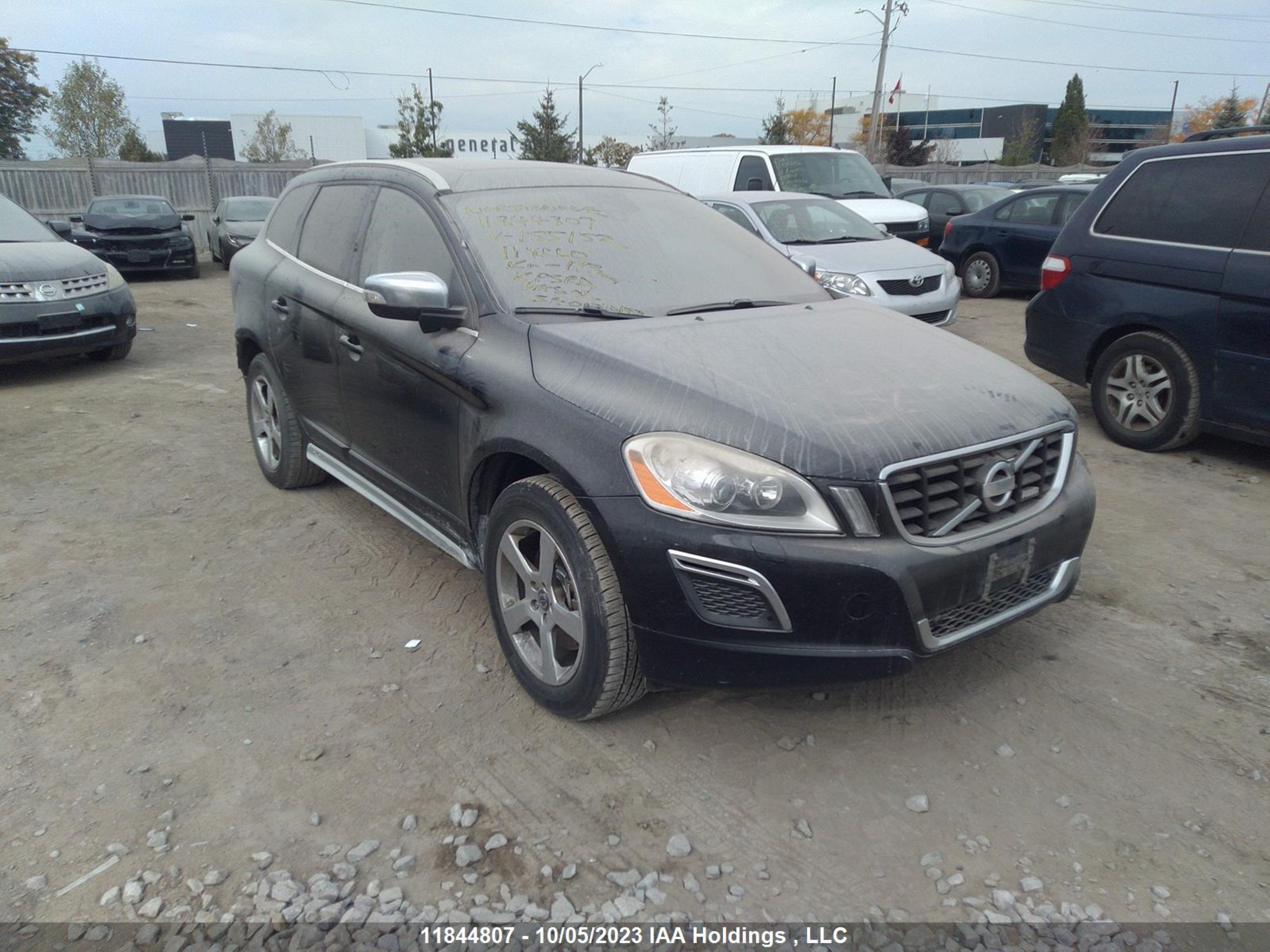 VOLVO XC60 2011 yv4902dz6b2155152