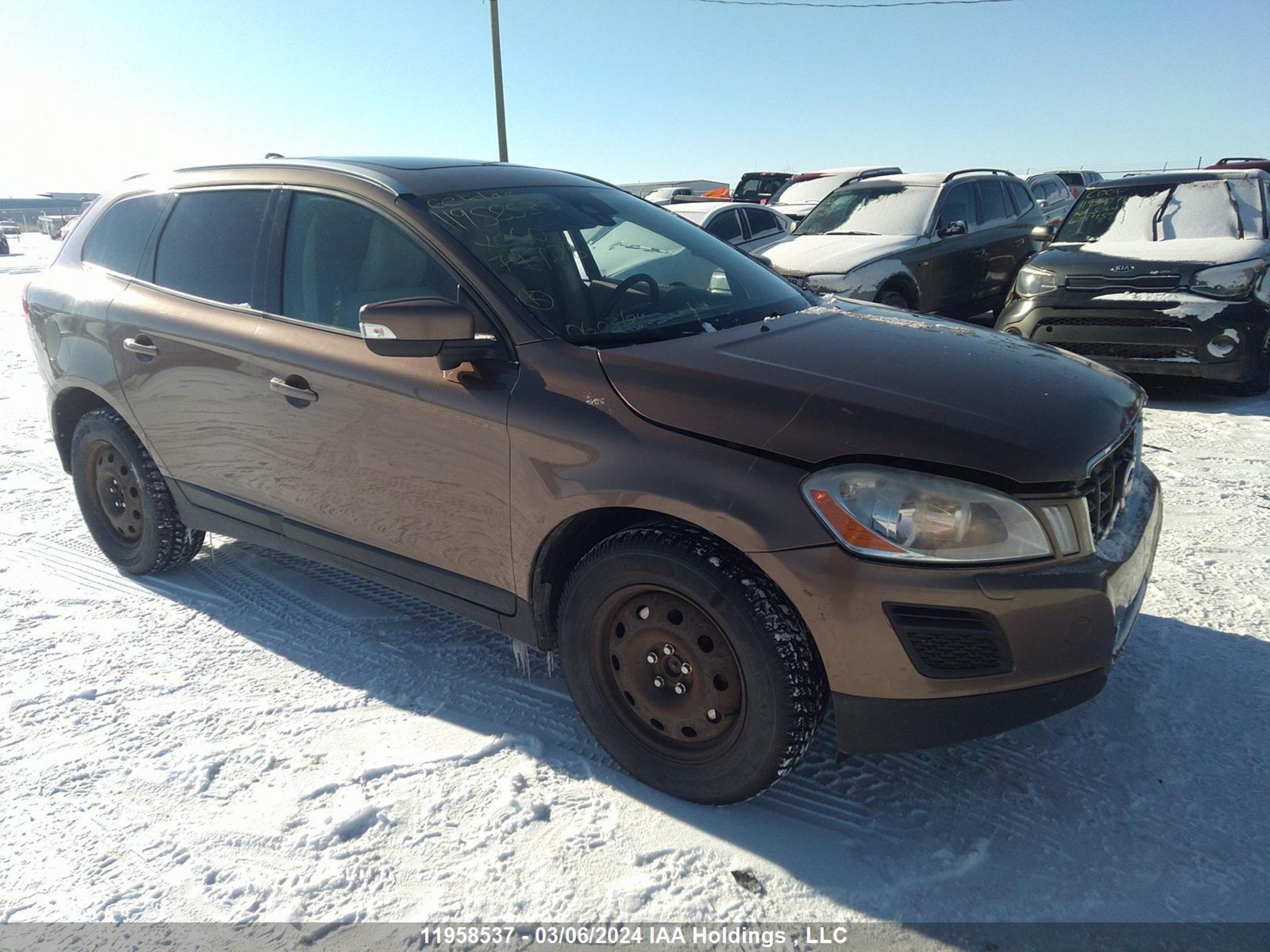 VOLVO XC60 2011 yv4952dz8b2179728