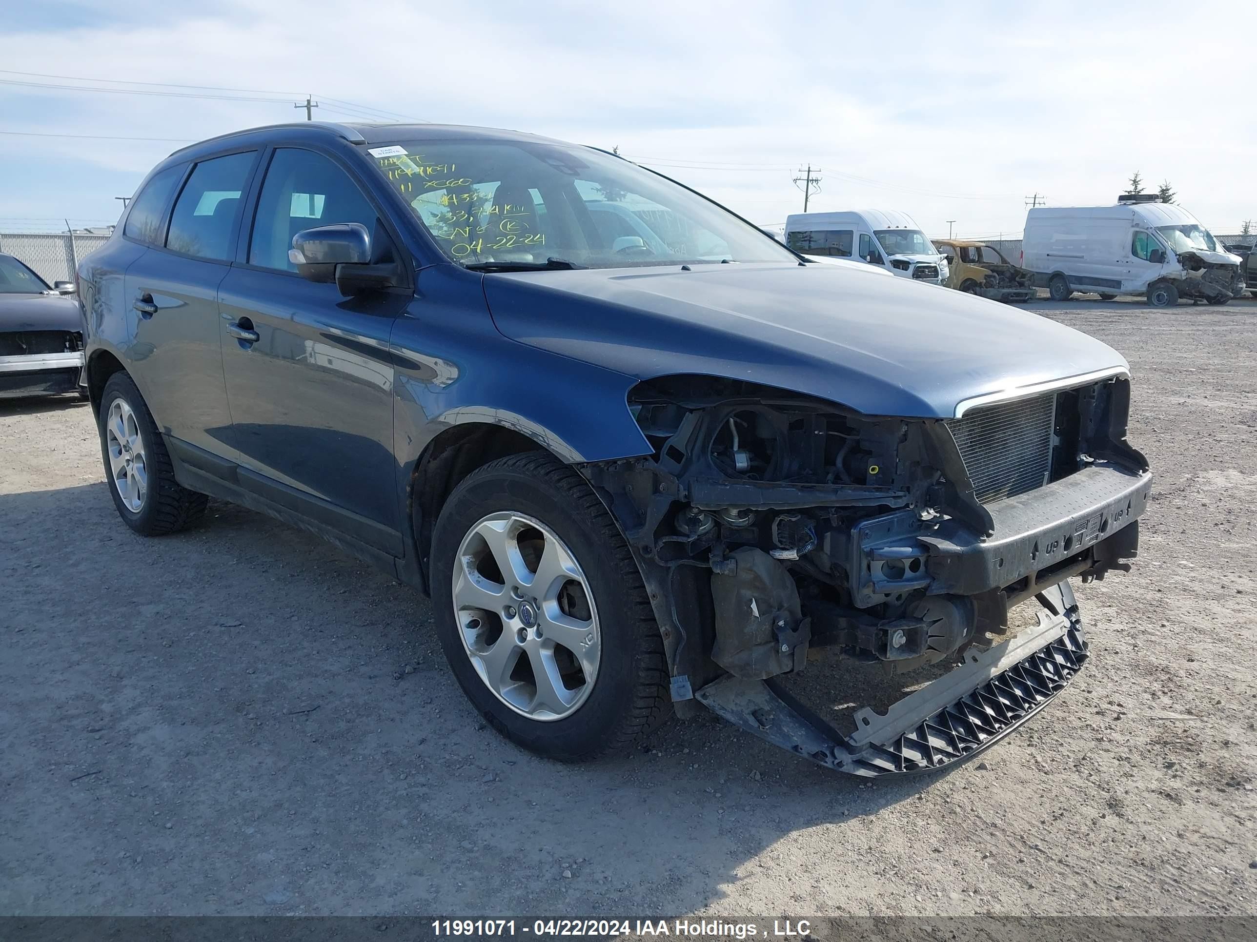 VOLVO XC60 2011 yv4952dzxb2144334