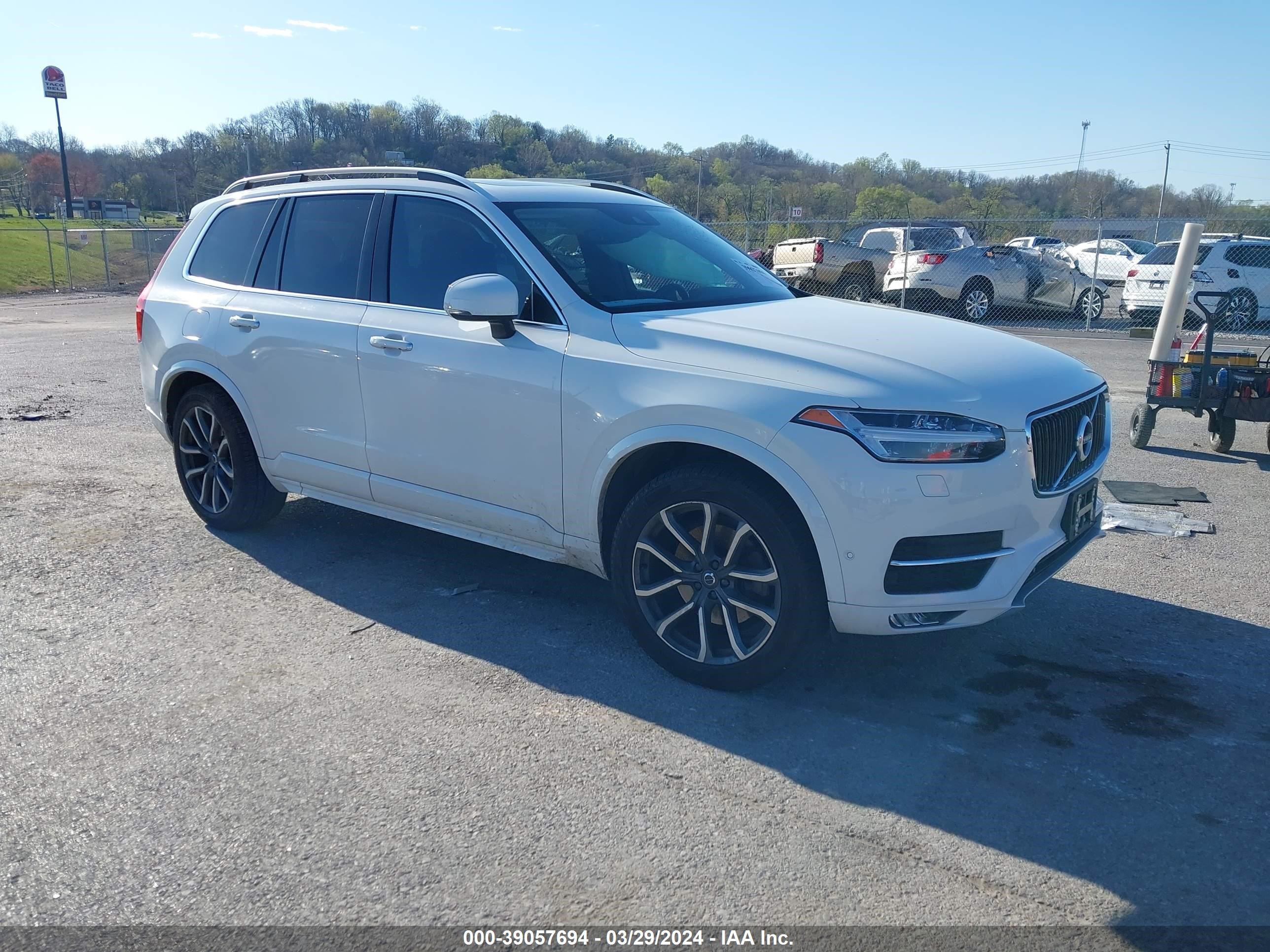 VOLVO XC90 2017 yv4a22pk5h1164252