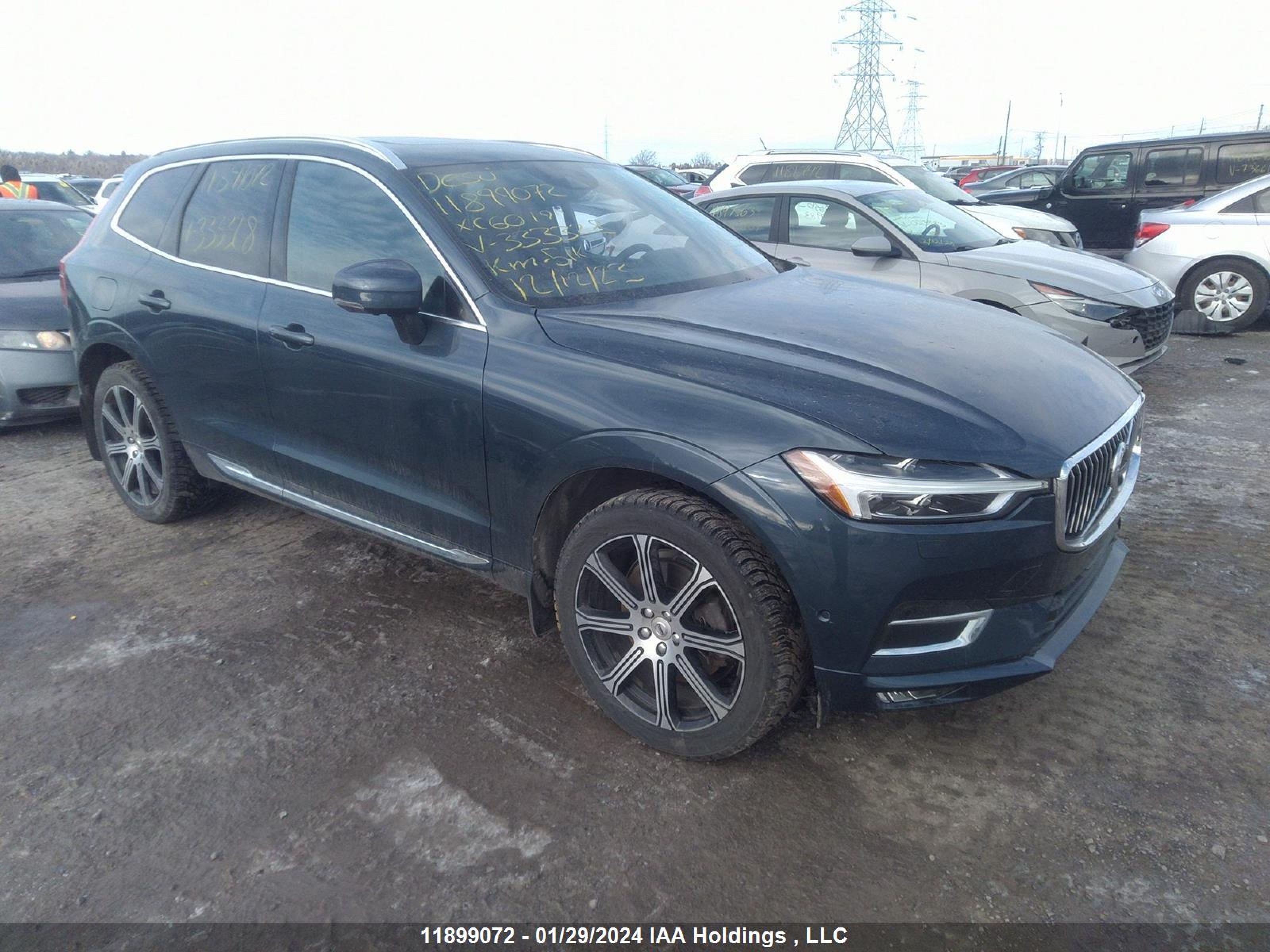 VOLVO XC60 2019 yv4a22rl7k1333328