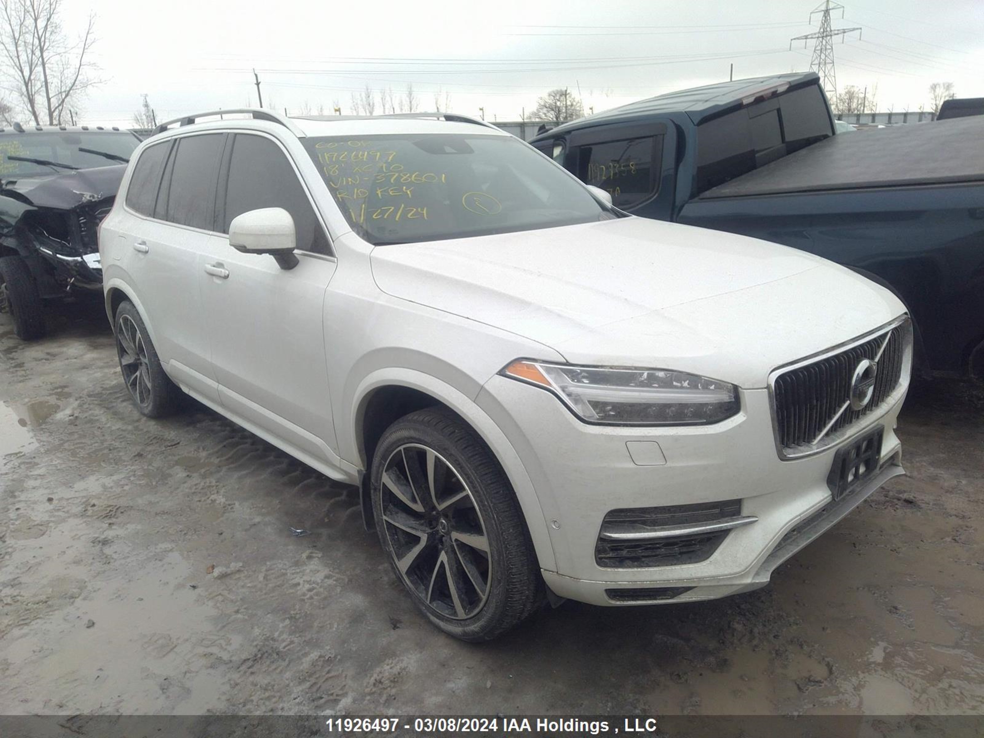 VOLVO XC90 2018 yv4br0pk8j1378601