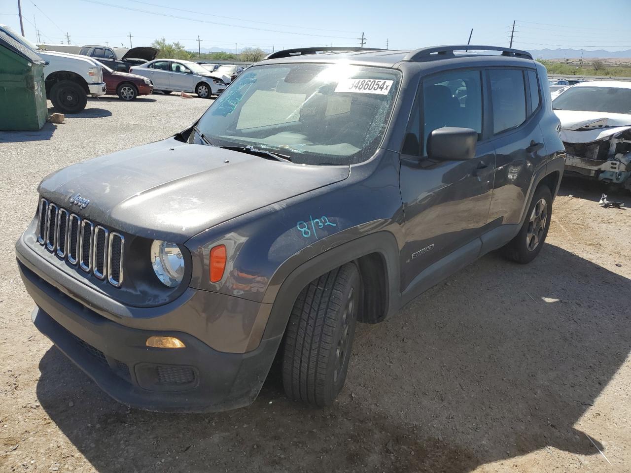 JEEP RENEGADE 2017 zaccjaah8hpg01358