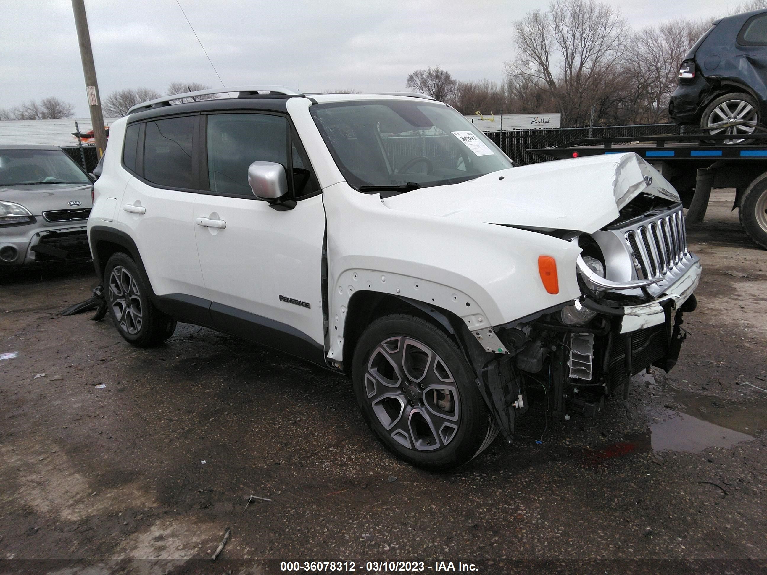 JEEP RENEGADE 2015 zaccjadt0fpb30156