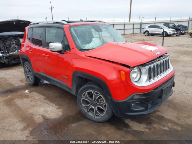 JEEP RENEGADE 2015 zaccjadt0fpc24487