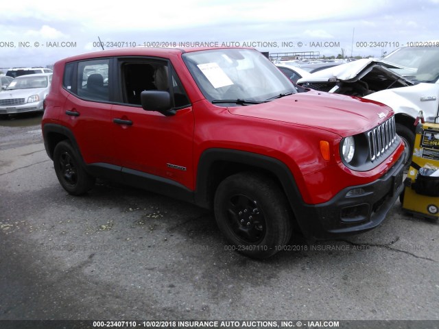 JEEP RENEGADE 2018 zaccjbab8jph10796