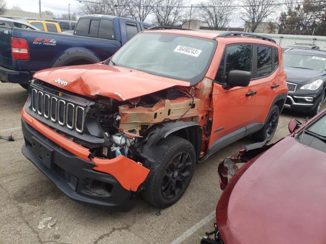 JEEP RENEGADE S 2018 zaccjbabxjpj32312