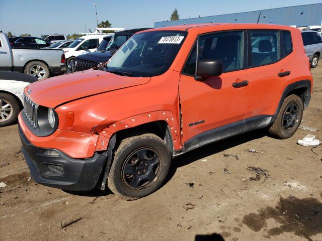 JEEP RENEGADE S 2015 zaccjbat0fpb72983