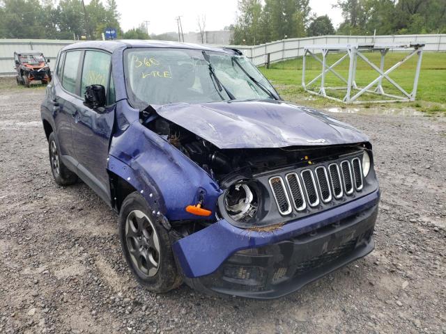 JEEP RENEGADE S 2016 zaccjbaw6gpc59539