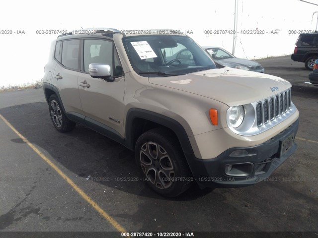 JEEP RENEGADE 2015 zaccjbdt0fpb54916