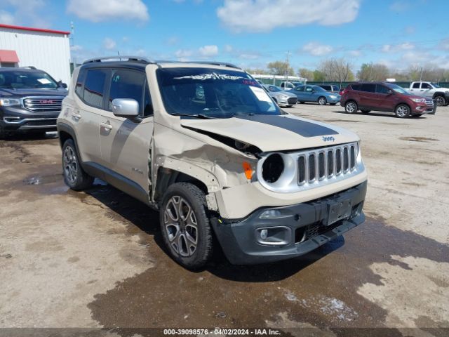 JEEP RENEGADE 2016 zaccjbdt1gpd31930