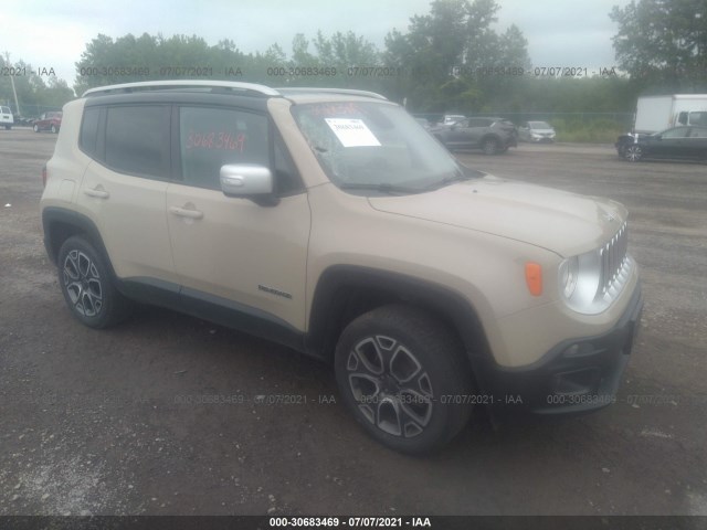 JEEP RENEGADE 2016 zaccjbdt3gpc69219