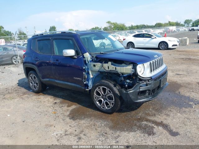 JEEP RENEGADE 2016 zaccjbdt4gpc58763