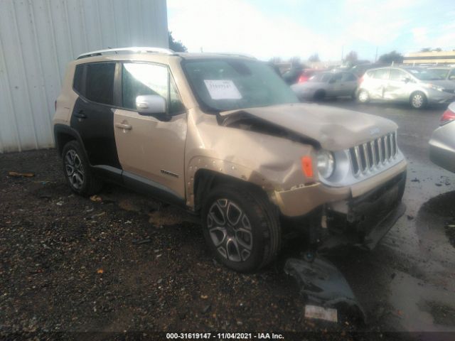 JEEP RENEGADE 2015 zaccjbdt5fpc23163