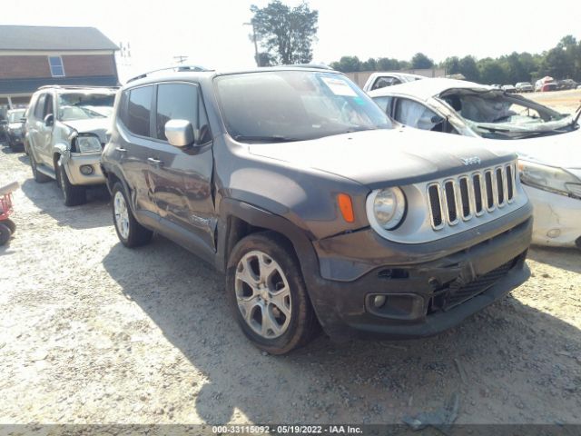 JEEP RENEGADE 2016 zaccjbdt5gpd97820