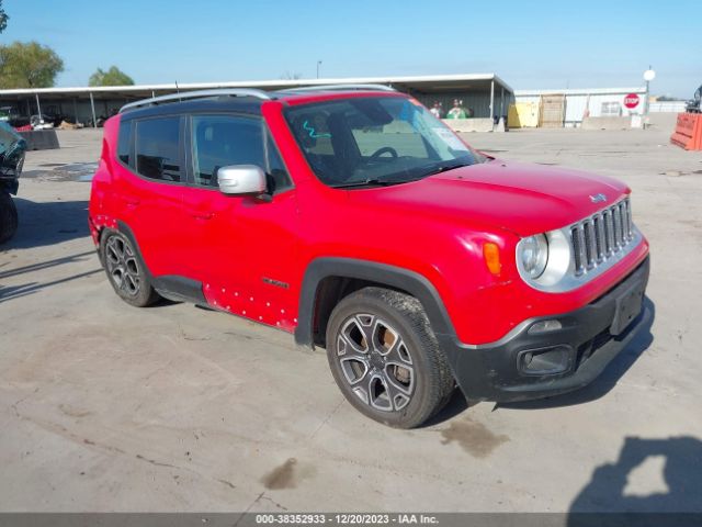 JEEP RENEGADE 2016 zaccjbdt7gpd22911