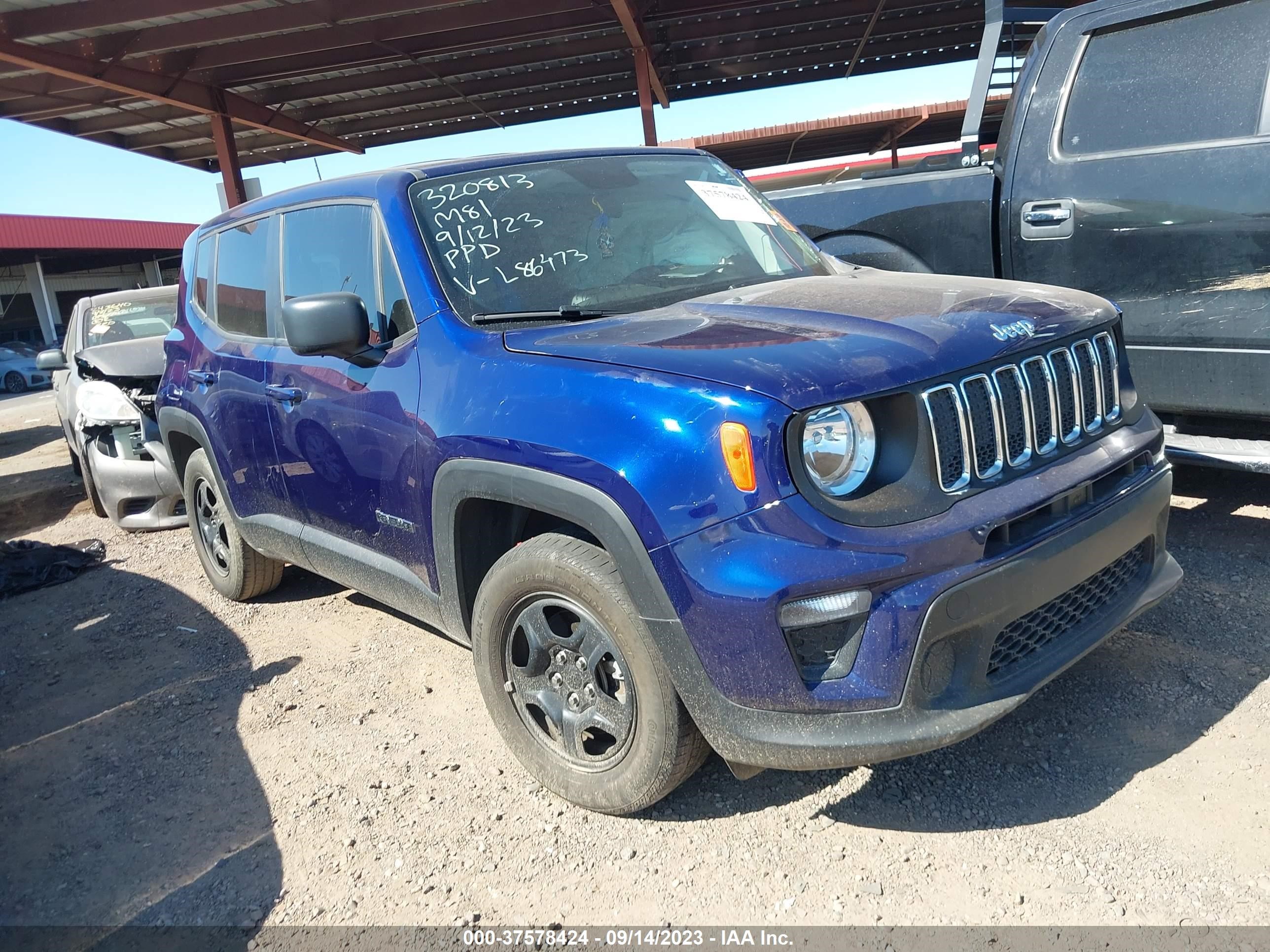 JEEP RENEGADE 2020 zacnjaab2lpl86473