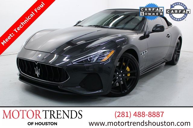 MASERATI GRANTURISMO CONVERTIBLE 2018 zam45vma7j0312283