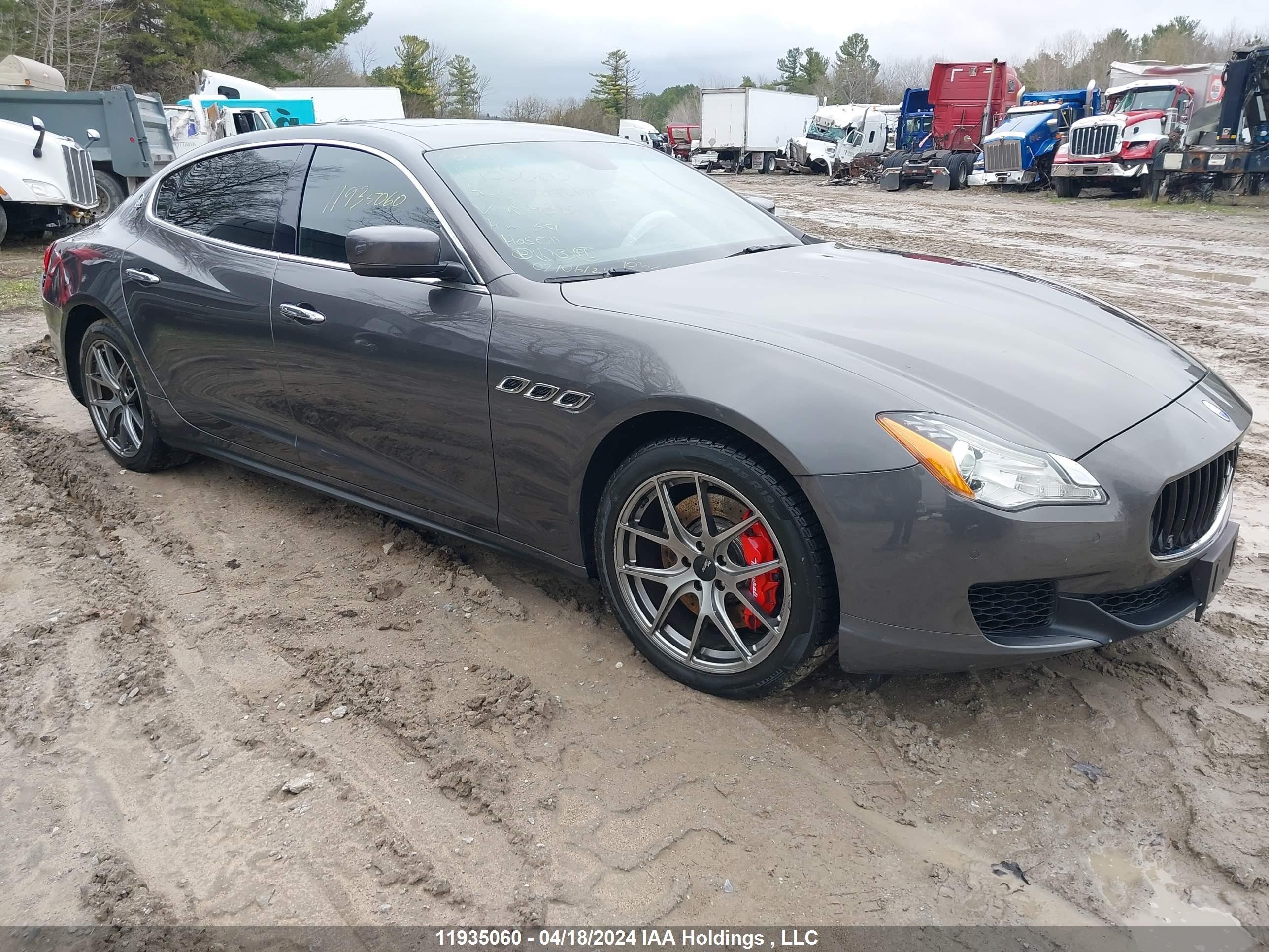 MASERATI QUATTROPORTE 2016 zam56rpa7g1189317