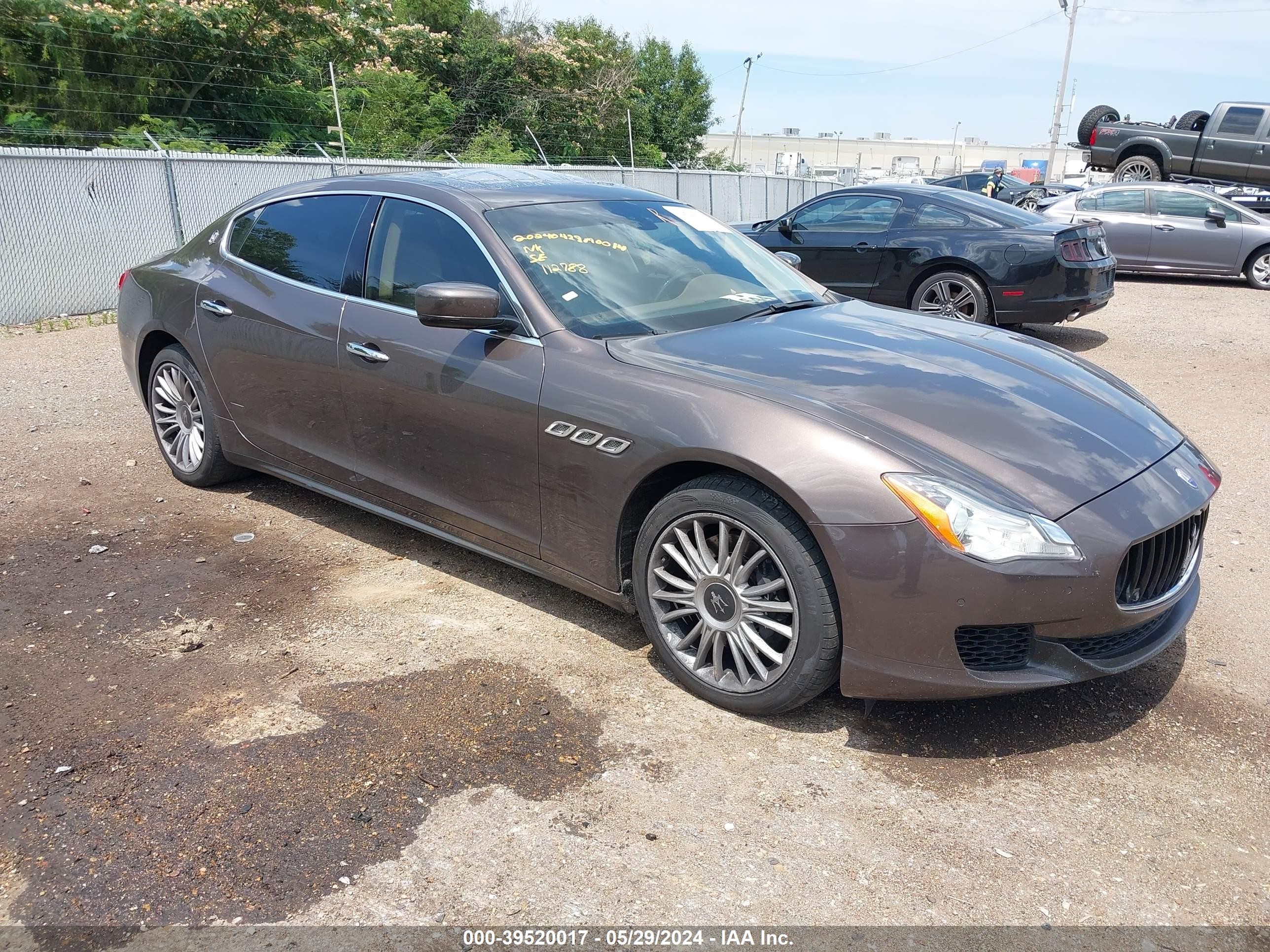 MASERATI QUATTROPORTE 2014 zam56rraxe1112788