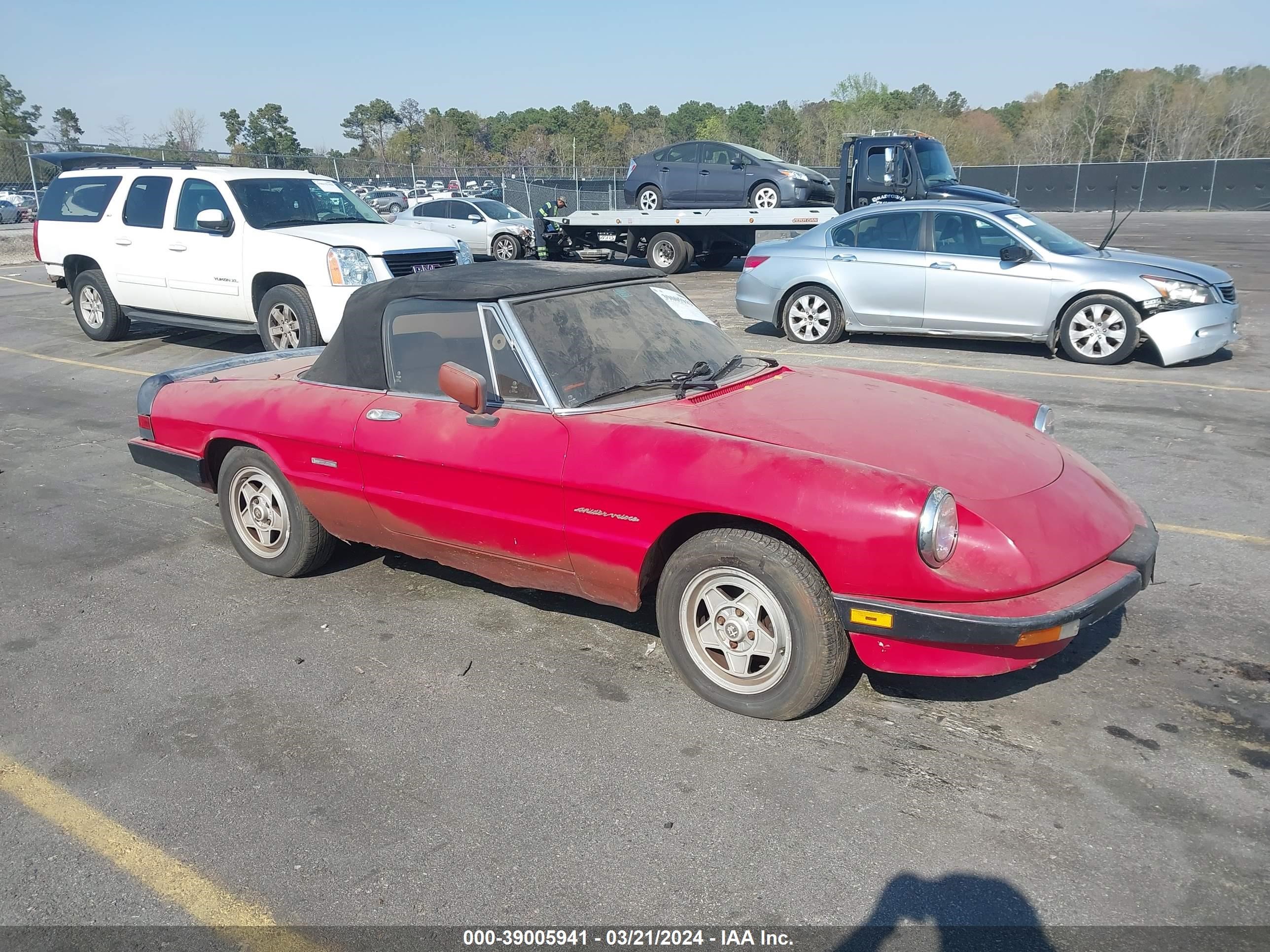 ALFA-ROMEO SPIDER 1987 zarba5585h1048722