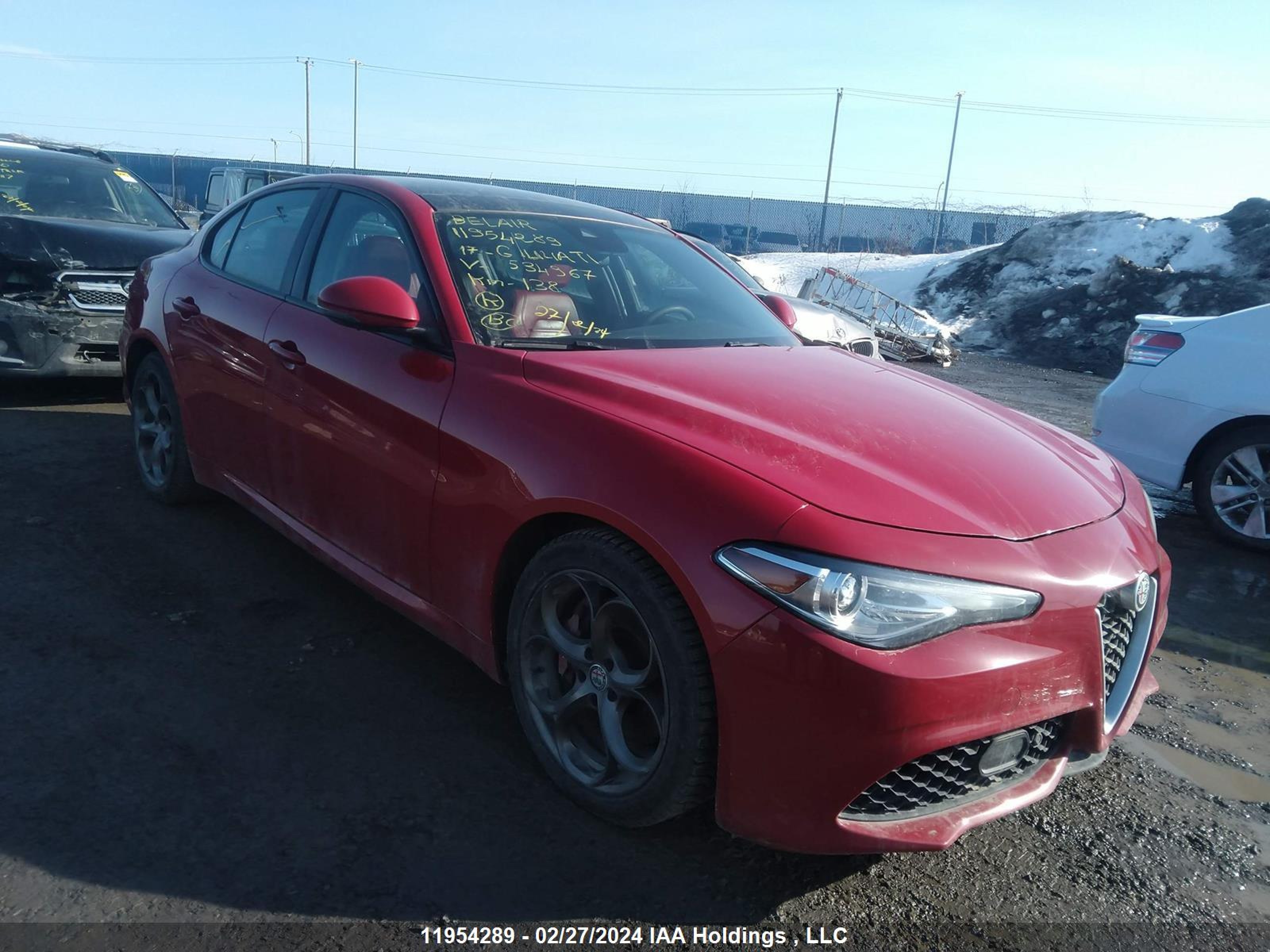 ALFA-ROMEO GIULIA 2017 zarfaeen5h7534967