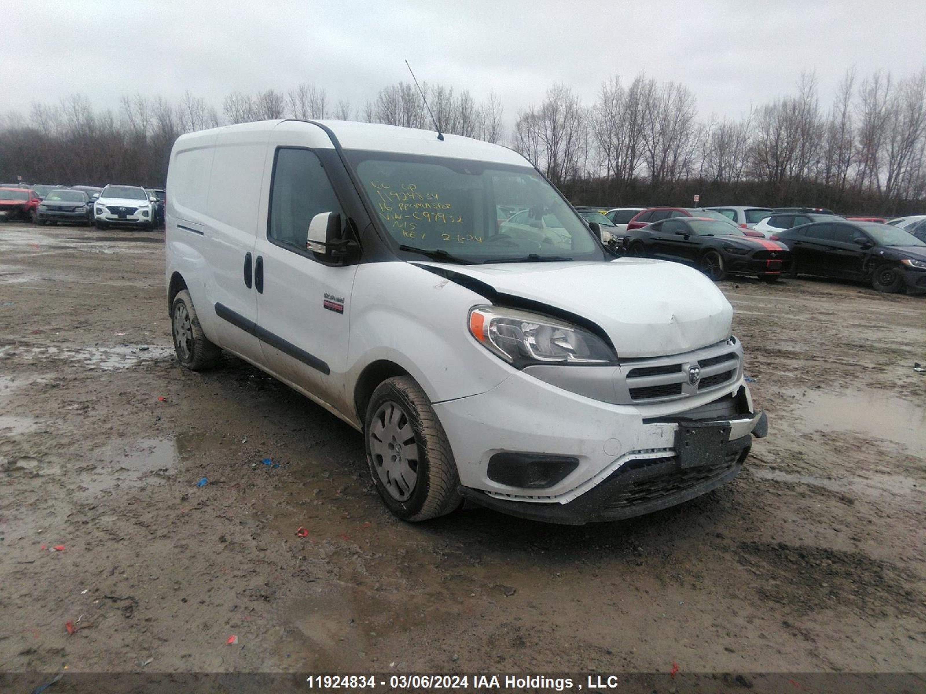 RAM PROMASTER CITY 2016 zfberfdt7g6c97932