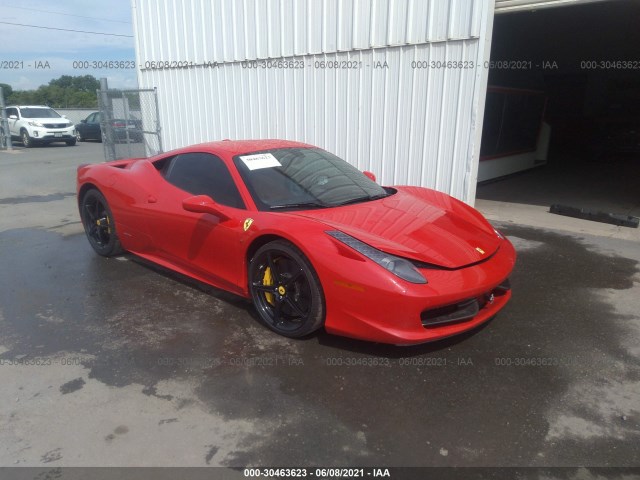 FERRARI 458 ITALIA 2013 zff67nfa1d0195956