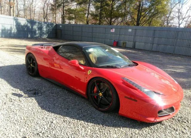 FERRARI 458 ITALIA 2012 zff67nfa4c0184237