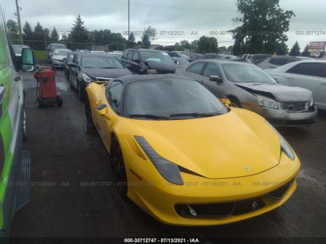 FERRARI 458 ITALIA 2013 zff68nha0d0189690