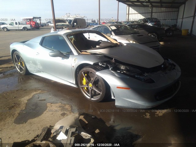 FERRARI 458 ITALIA 2013 zff68nha3d0190770